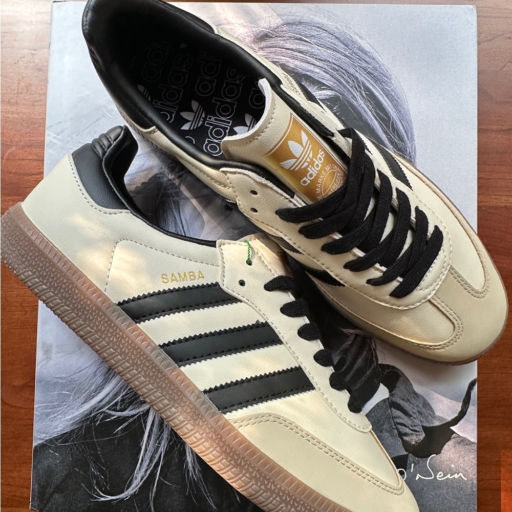 Adidas Samba OG Cream White/ Core Black/ Sand Strata